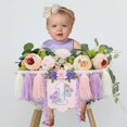 thumbnail image 1 of Banner para silla alta DCJHFJ hecho a mano con mariposas para primer cumpleaños, 1 of 8