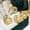 Gold, variant on Multicolor freshwater pearl necklace bracelet earrings CZ leopard Delicate Jewelry Set-Pink