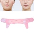 thumbnail image 4 of Reductor de mentón doble ANGGREK correa de adelgazamiento facial transpirable Rosa Promedio, 4 of 8