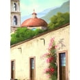thumbnail image 2 of Road to the Church. Mexican Contemporary Oil Painting, 2 of 3
