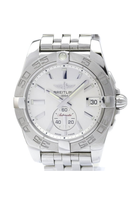 Pre-Owned BREITLING Galactic 36 Steel Automatic Mens Watch A37330 Polished