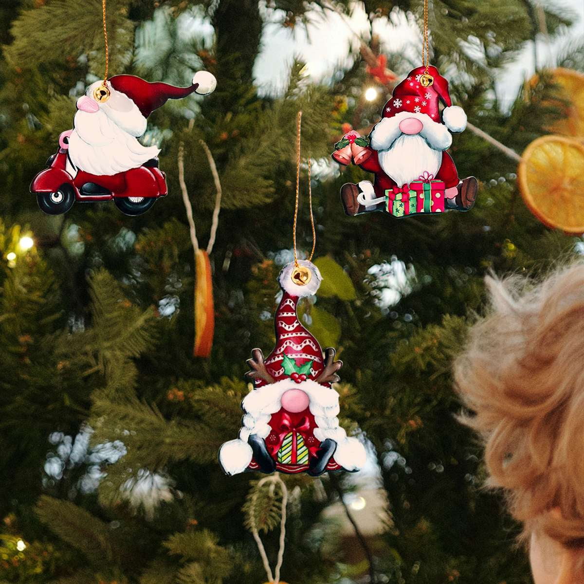 Estatuilla Linda De Papá Noel 3d. Ilustración De La Figura De Santa