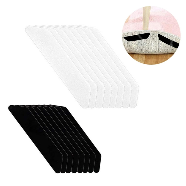 16 Pcs Anti Curling Rug Gripper Keeps Your Rug In Place Makes Corners Flat  Premium Carpet Gripper With Renewable Gripper Tape