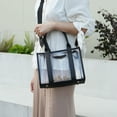 thumbnail image 4 of MKF Collection Tatiana Women Tote bag Handbag Crossbody Bag Clear Bag by Mia K - Taupe Beige, 4 of 8