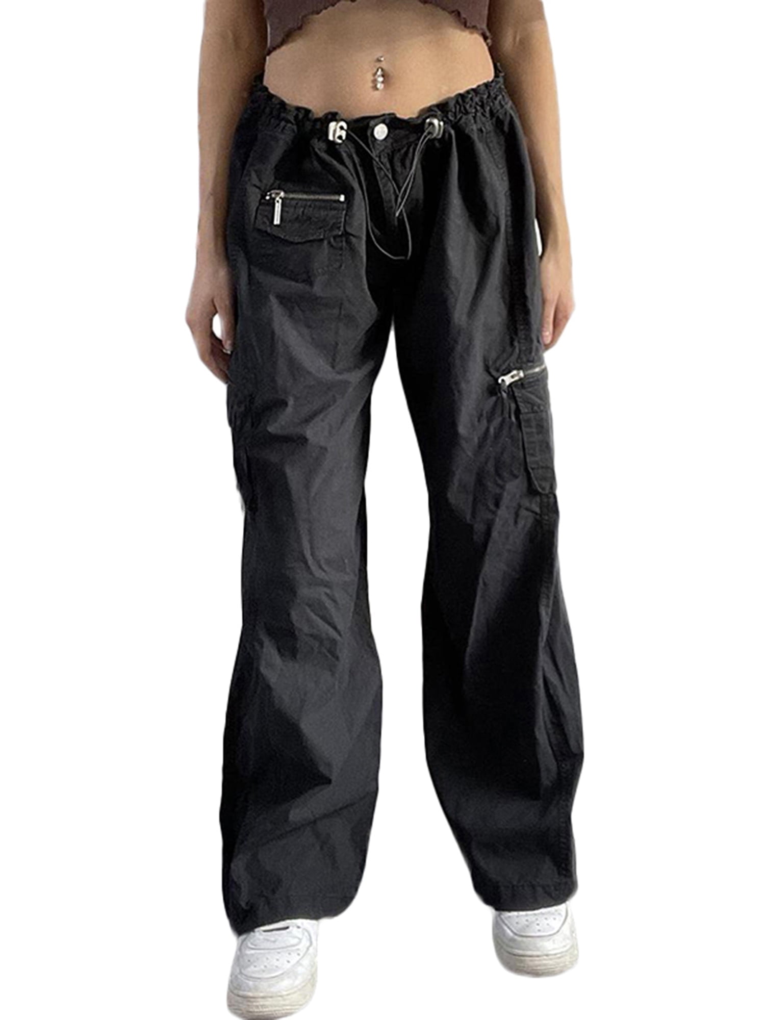 Y2k Aesthetic Baggy Cargo Pants with 