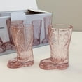 thumbnail image 2 of Home Essentials Blush Boot Shot Glasses 0.75 oz Western Theme Boot Set of 6 Shot Glasses, 2 of 2