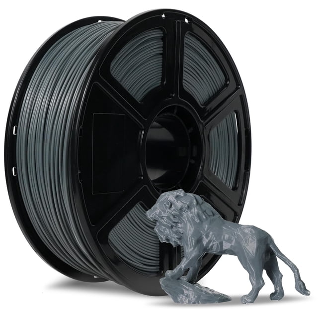 Filamento para impresora 3D FLASHFORGE ASA de 1,75 mm, color gris hierro, 1 kg