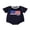 Navy Blue, variant on Infant Baby Boy 4th of July Romper 3 6 12 18 Months Stripe America Flag Pattern Short Sleeve Round Neck Cute Bodysuit