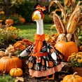 thumbnail image 6 of Halloween Porch Goose Outfits 23 Inch Polyester Weatherproof Outfit for Outdoor Porch Decor Halloween Goose Costume for Family Garden Orange by MPOISVA, 6 of 9