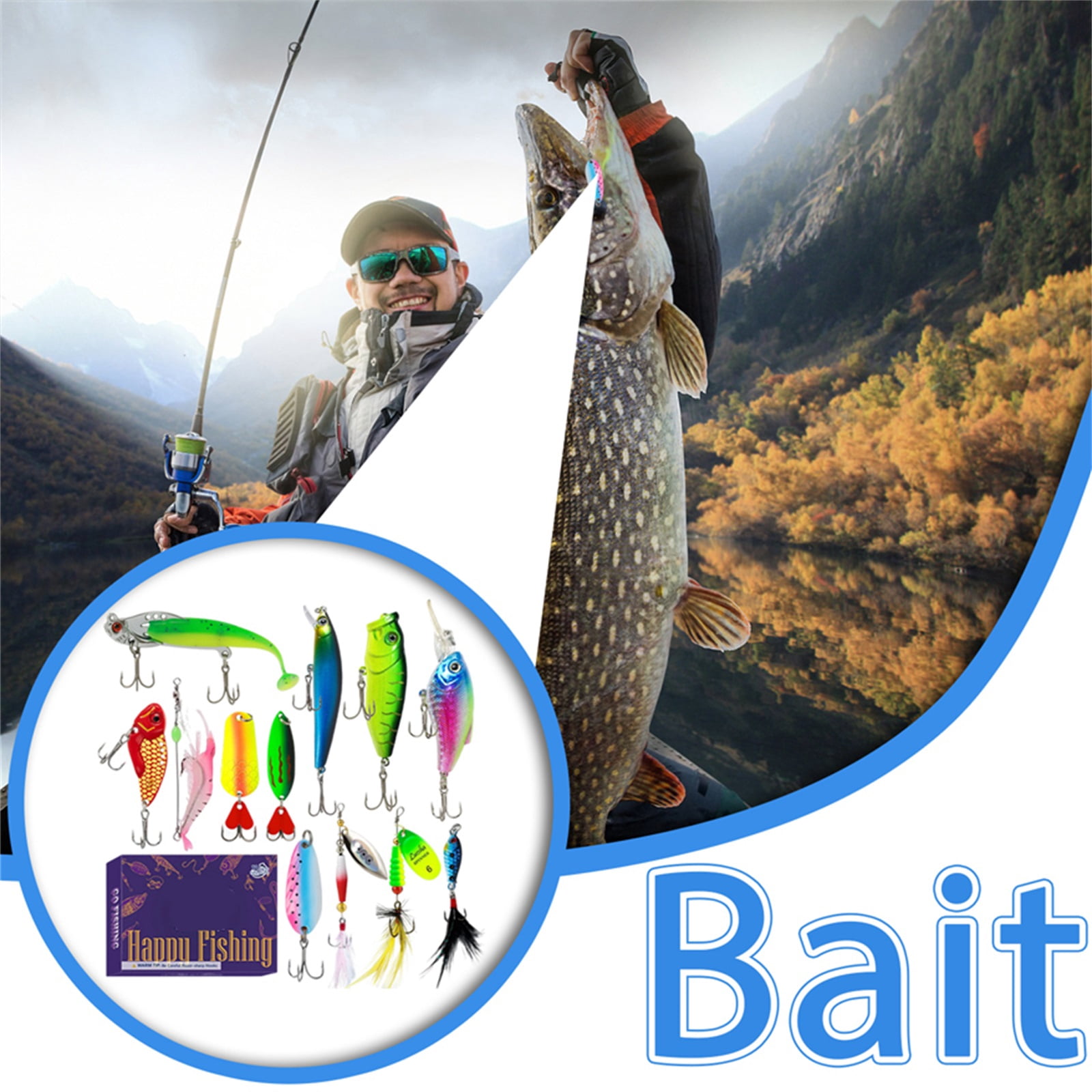 christmas fishing lures 24-Piece Lure Gift Set This calendar has a fishing theme and is an ideal gift for fishing enthusiasts Happy Holidays from Mepps &