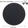 thumbnail image 2 of 6 Pcs Compost Bin Charcoal Filters,Black Activated Charcoal Filters,Indoor Kitchen Round Replacements Sheets,Compost Bucket Filter Cotton,Filter Cotton for Blocking Odor (Black), 2 of 8