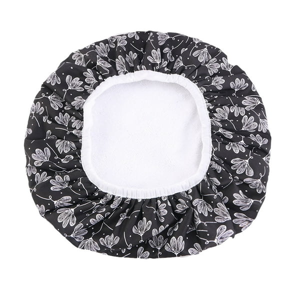 Microfiber Hair Towel Wrap Thermal Insulating Cap for Hair Dye Shower Bath