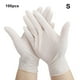 thumbnail image 1 of 100 unids/caja guantes de látex desechables protección de manos guantes elásticos para limpieza del hogar, 1 of 8