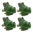 thumbnail image 5 of OFFIGAM 4pcs Lifelike Frog Resin Statue Decorative Miniature Landscape Accessory, 5 of 8