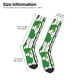 thumbnail image 2 of Fotbe Broccoli 2 Calcetas Divertidas Estampadas para Hombre y Mujer, Calcetas de Algodón hasta la Rodilla para Caminar, Correr, Enfermería y Embarazo, 2 of 6
