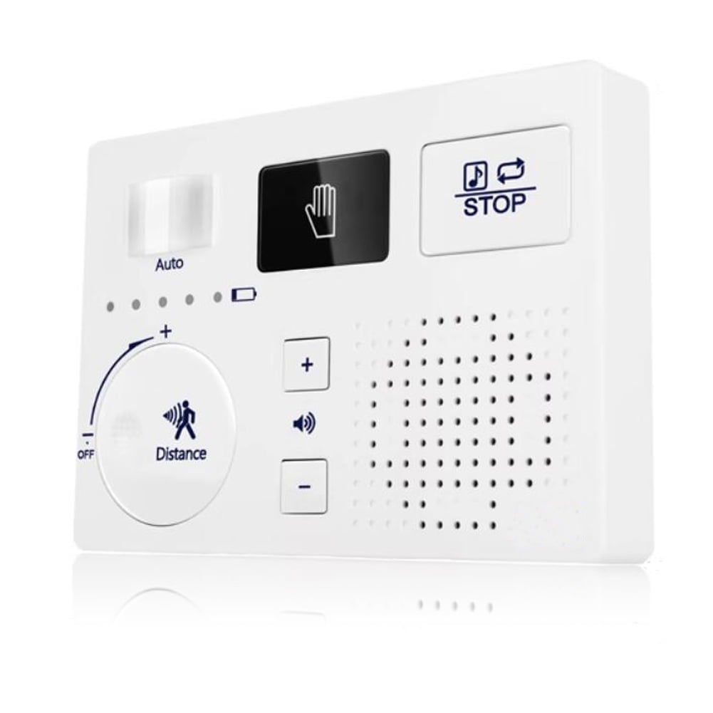 KiaoTime Bathroom White Noise Machine, Bathroom Noise Blocker, Toilet The Sound of Running Water Masks the Sound of Toileting - Motion Detected Device for Bathroom Restroom