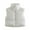 White winter coat, variant on Bomber Coat for Women Winter Puffer Vest for Women Casual Solid Stand Neck Sleeveless Lightweight Down Coat Open Front Zipper Ladies Warm Padded Outwear 2025 Jacket Holiday