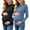 Black/Grey Blue, variant on Maternity Tops Shirts Long Sleeve Maternity Pregnancy Clothes for Women 2-Pack