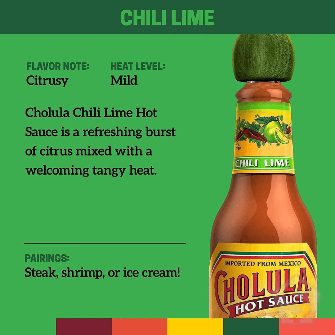 Cholula 5 fl. oz. Chili Lime Hot Sauce - 12/Case