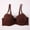 Wine, variant on Tsesme Bras for Women Push up Seamless Solid Minimizer No Underwear Adjustable Spaghetti Strap Support Bra