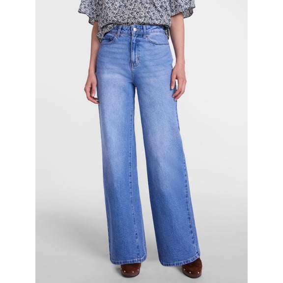 Scenario Women's Wide Leg Jeans, Sizes 0-20
