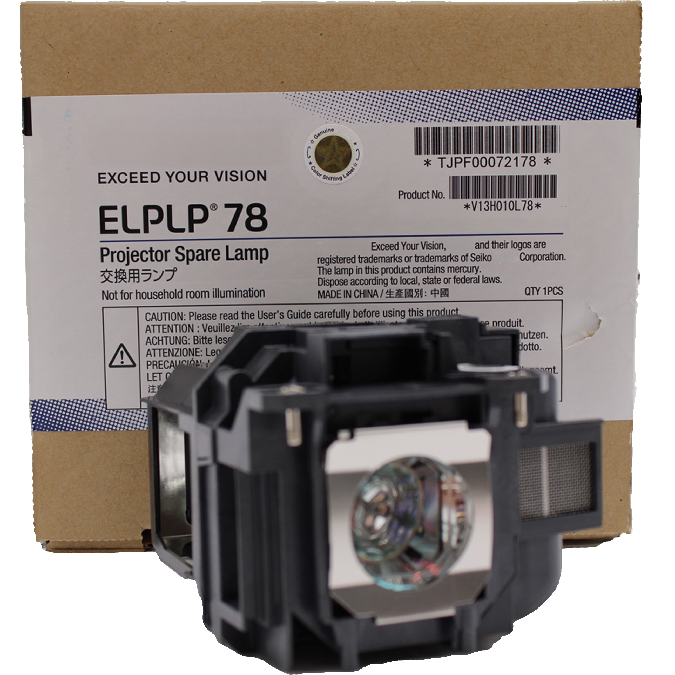 その他 Epson UHE 200W Lamp Module for EB-SXW11/SXW12 Projectors OEM Lamp & Housing for The Epson EB-S200 Projector - 1 Year