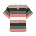 thumbnail image 4 of Womens Dressy Casual Shirts Short Sleeve Fashion Short Sleeved Solid Color Spring/summer Button Up Shirt Top Casual Summer Tops 2025 XL, 4 of 5