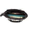 thumbnail image 5 of Lsque Dachshund Going To Play Tennis Pattern Leather Rivet Shoulder Bag – Elegant Genuine Leather & Microfiber PU Crossbody with Detachable Adjustable Strap, 5 of 5