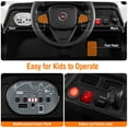 thumbnail image 4 of Gymax 12V Kids Ride on Truck w/Parental Remote 3 Speeds & Reverse Forward Function White, 4 of 9