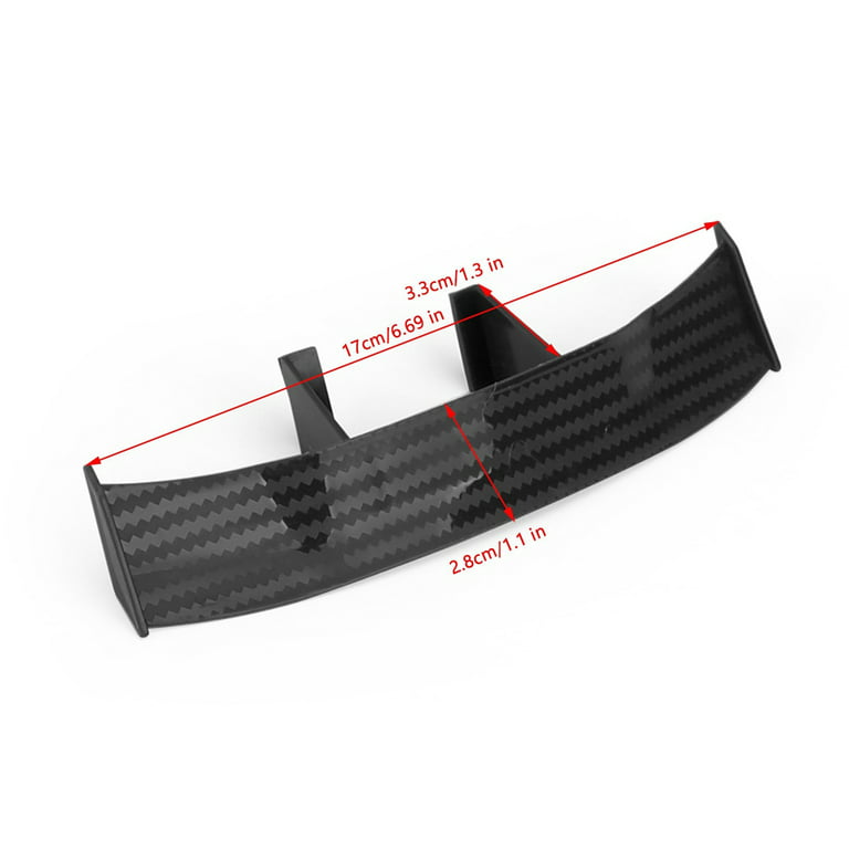 Buy AndyGo Universal Car Mini Spoiler Wing Small Model Carbon Fiber Auto Car  Tail Decoration Spoiler Wing Accessories Car-Styling Online at  desertcartINDIA