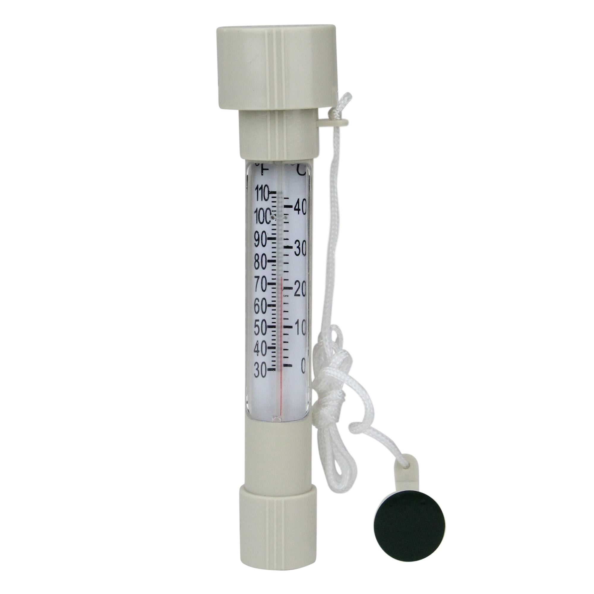 Swimline HydroTools Buoy Swimming Pool and Spa Thermometer 8" White