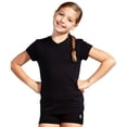thumbnail image 1 of Soffe Girls Short Sleeve Core V-Neck T-Shirt - 6567G, 1 of 1