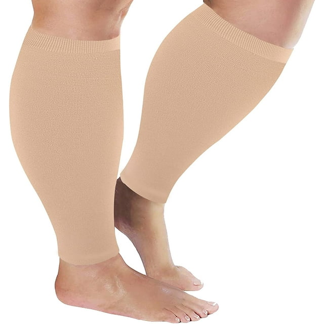 Plus Size Compression Sleeves for Calves Women Wide Calf Compression