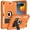 Orange, variant on BMOUO Case for iPad 9th 8th 7th Generation (10.2 inch, 2021/2020/2019), Shockproof Protective iPad 10.2 Case with Built-in Stand/Pencil Holder, Orange