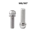 thumbnail image 4 of Greeniant 2 piezas, vástago de bicicleta, tornillo roscado, fijación de bicicleta de carretera, instalación de ciclismo, adaptador profesional, Ciclismo M6 Greeniant OD028731-01, 4 of 6