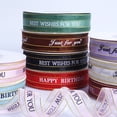 thumbnail image 2 of Gift Ribbon,Gift Ribbon Letter Design Sheer Ribbon Gift Wrapping Ribbon Future-Proof Design, 2 of 5