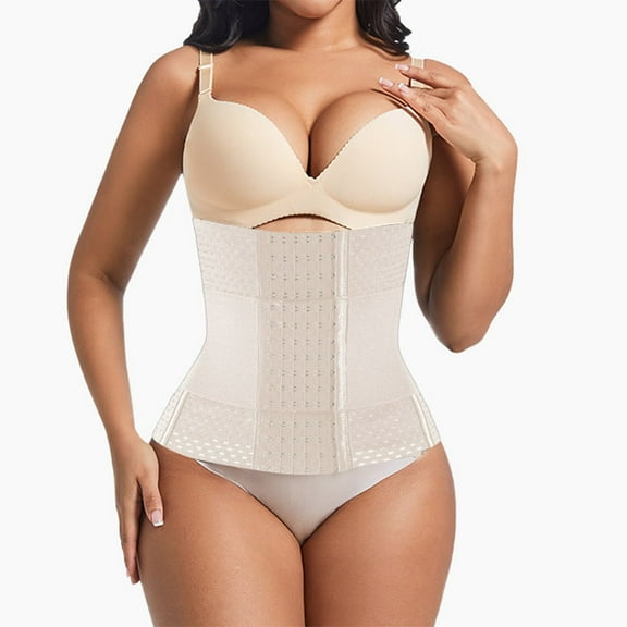 TIANZEN Body Shaping Waist Cincher 5x Waist Trainer plus Size Lace Inner Wear Waist Trainer Sweat Band