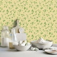 thumbnail image 2 of Galerie Wallcoverings  Just Kitchens Just Ivy Leaf Trail Vinyl on Non-woven Matte Wallpaper Roll 33 feet x 21 inches - Yellow, 2 of 4
