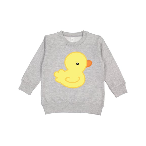 Inktastic Yellow Baby Duck Toddler Sweatshirt