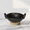 Black, variant on Swadeshi Blessings Handmade Exclusive Range Unglazed Clay/Mitti/Earthen Kadai for Cooking, Clay Wok + Free Palm Leaf Stand (1.8 liters Black)