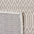 thumbnail image 6 of SAFAVIEH Martha Stewart Cotton Geometric Area Rug, Taupe/Cream, 5' x 7', 6 of 8