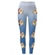 thumbnail image 3 of MKLEKYY Leggings deportivos push up para mujer, leggings para entrenamiento, leggings con estampado navideño, pantalones de bloques de color, leggings elásticos suaves 3694, 3 of 4