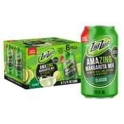 Zing Zang Amazing Classic Margarita Mix, Non-Alcoholic Cocktail Mixer, 6 Count, 7.5 Fl Oz Cans