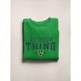 thumbnail image 3 of Do Your Thing College Style Sweatshirt Men -Image by Shutterstock, Male 3X-Large, 3 of 4