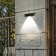 thumbnail image 5 of Solar Outdoor Wall Lamp | Waterproof LED Wall Washer | Solar-Powered Lighting for Garden Courtyard Villa Balcony | 8-10 Hour Runtime | PC ABS Material | 4-Pack | White/Warm Light, 5 of 9