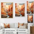 thumbnail image 4 of Designart "Abstract Storm In The Canyon Desert II" Canyon Floater Framed Canvas Art Print, 4 of 5