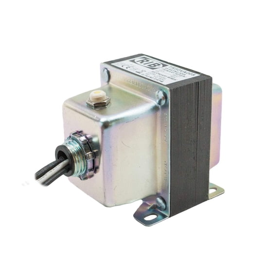 Functional Devices TR50VA005 Transformer, 50VA, 120 to 24 Vac, Circuit Breaker, Foot and Single Threaded Hub Mount