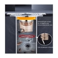 thumbnail image 4 of Coladera Universal Zero Olores Con Check Y Atrapa Cabellos, Plata, 4 of 5