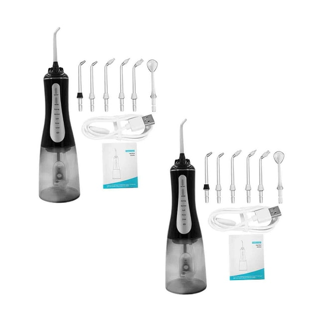 hilo dental,Hilo dental de agua para limpieza dental inalámbrico,Irrigador oral recargable portátil impermeable,Potente limpiador de dientes con agua de 5 modos para viajes,Irrigador de