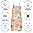 thumbnail image 6 of Easygdp Tropical Beach Sea Shell Apron Waterdrop Resistant with 2 Pockets,Oil Resistant Cooking Kitchen Chef Apron for Women Men, 6 of 7